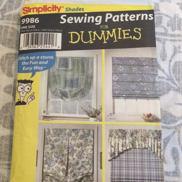 Set of 5 home decor sewing patterns. McCalls,Simplicity,Butterick - Picture 5 of 9